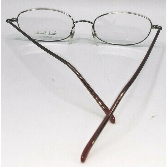 Paul Smith 140 Silver/Pink Oval Eyeglass Frames RARE Made in Italy NEW Old Stock - Picture 2 of 6